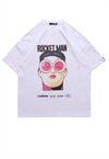 Rocket man t-shirt Korean tee Gangnam style top in orange