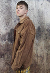 Corduroy jacket in brown