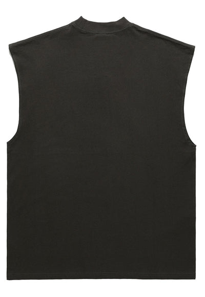Metalcore tank top surfer vest retro sleeveless rock t-shirt