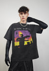 Scare crow t-shirt sonic youth vintage tee grunge top grey