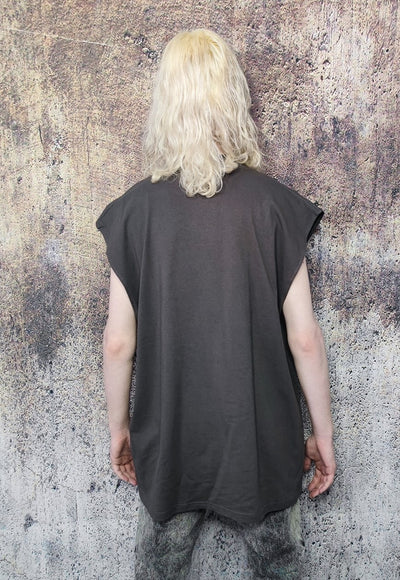 Metalcore sleeveless t-shirt rock band tank top surfer vest