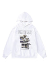 Power rangers hoodie superhero pullover 90s raver top white