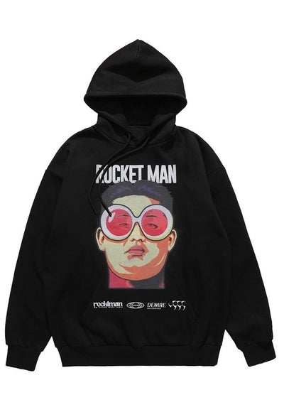 Rocket man hoodie Korean pullover premium grunge jumper