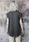 Gothic sleeveless t-shirt EMO tank top retro surfer vest