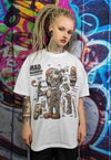 Super Mario print t-shirt Nintendo tee graffiti retro top