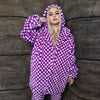 SKA check fleece coat handmade 2in1 Vans chess trench jacket