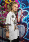 Super Mario print t-shirt Nintendo tee graffiti retro top