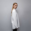 Zip up utility shirt long sleeve going out blouse high fashion top gorpcore jumper silky fancy dress sweatshirt loose sweat in white