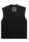 Bondage sleeveless t-shirt S&M tank top gothic surfer vest