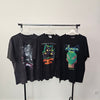 monster PRINT vintage wash t-shirt sample sale 3 for 2