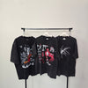 CHICAGO BULLS,SPIDER PRINT & Y2k PRINT vintage wash t-shirt sample sale 3 for 2