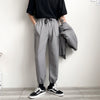 Straight beam adjustable loose fit casual pants in 3 colors