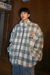 fake Lamb Wool loose fit fleece Korean skater fake fur jacket available in 3 colors