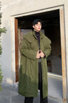 Cargo pocket finish utility style raised neck Gothic high fashion jacket in 2 colors