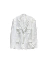 butterfly printed autumn long-sleeved jacket