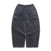 washed out multi-pocket Korean skater wide-legged casual pants in 2 colors