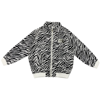 retro pattern loose jacket