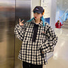 Big Pocket Letter Embroidered Thick Cotton Casual Hedging Warm Girl Jacket
