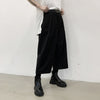 Wide Leg Straight Loose fit Metal Chain Decoration Casual Pants