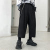 Drooping wide-leg pants loose straight solid neutral casual trousers