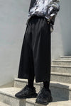 Drooping wide-leg pants loose straight solid neutral casual trousers