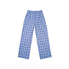 vintage plaid wild loose casual trousers