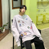 Custom made Multi patch Korean skater applique sweatshirt