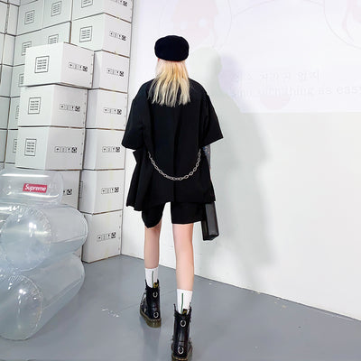 butterfly hanging chain casual suit
