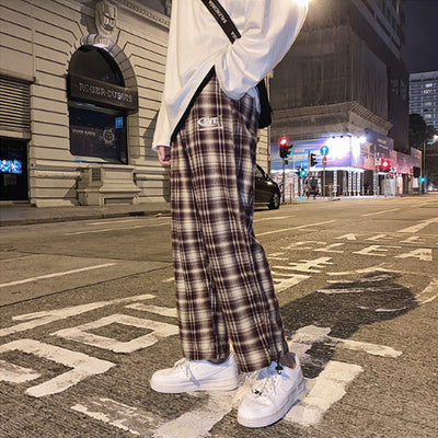 loose wild straight summer casual pants