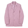 Casual suit loose pink small British style jacket