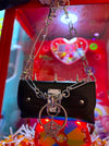 Cyberpunk Metal Ring Pointed Pin Pin Diablo Mini Waist Bag Shoulder Bag