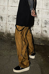 Dirty wash made to look old retro tie-dye loose fit casual pants