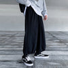 Wide Leg Straight Cropped beam adjustable Loose fit Casual Pants