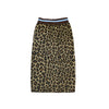 High Waist leopard animal print Korean Mid-length Girl Skirt