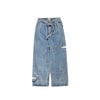 Retro Wash Loose straight fit overalls Korean skater jeans