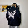 Dark Wind Butterfly Skeleton Sweatshirt